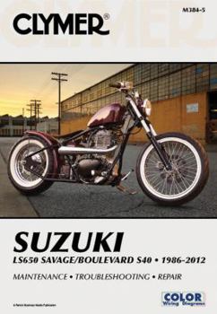 Paperback Clymer: Suzuki LS650 Savage/Boulevard S40, 1986-2012 Book