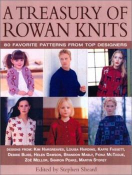 Hardcover A Treasury of Rowan Knits: 80 Favorite Patterns from Top Designers Book