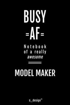 Notebook for Model Makers / Model Maker: awesome handy Note Book [120 blank lined ruled pages]