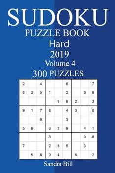 Paperback 300 Hard Sudoku Puzzle Book 2019 Book
