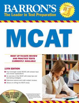 Paperback Barron's MCAT [With CDROM] Book