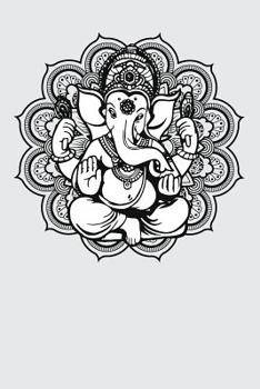 Paperback Ganesh Mandala: Graph Paper Notebook, 6x9 Inch, 120 pages Book