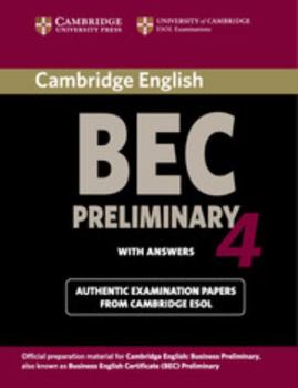 Paperback Cambridge BEC 4 Preliminary Book