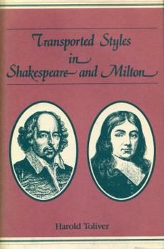 Hardcover Transported Styles in Shakespeare and Milton Book