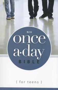 Paperback Once-A-Day Bible-NIV-Teens Book