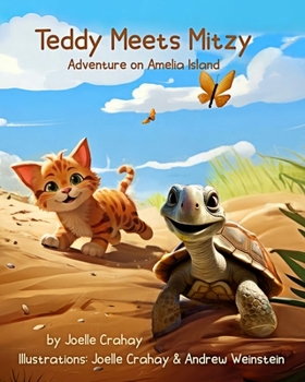 Paperback Teddy Meets Mitzy Adventure on Amelia Island Book