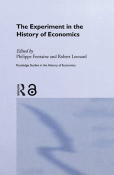 Paperback The Experiment in the History of Economics Book