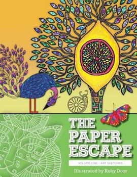 Paperback The Paper Escape: Volume One - Art Sketches Book