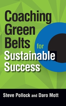 Hardcover Coaching Green Belts for Sustainable Success Book