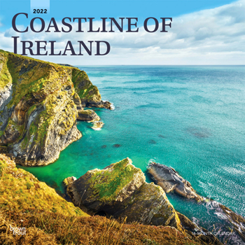 Coastline of Ireland 2022 12 x 12 Inch Monthly Square Wall Calendar