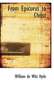 Paperback From Epicurus to Christ Book