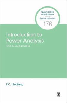 Paperback Introduction to Power Analysis: Two-Group Studies Book