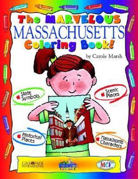 Paperback The Marvelous Massachusetts Coloring Book! Book