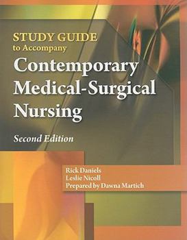 Paperback Study Guide for Daniels/Nosek/Nicoll's Contemporary Medical-Surgical Nursing, 2nd Book