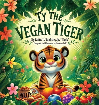 Hardcover Ty the Vegan Tiger [Large Print] Book