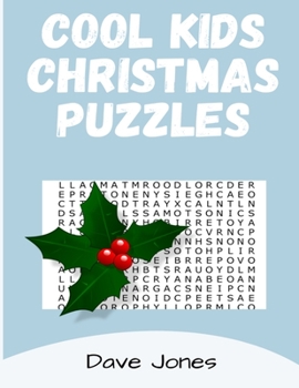 Paperback Cool Kids Christmas Puzzles: word search with clues for kids [Large Print] Book