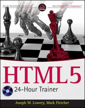 Paperback HTML5 24-Hour Trainer [With DVD] Book