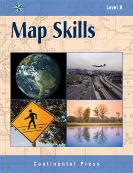 Paperback Map Skills B - Student Workbook (Continental Press) Book