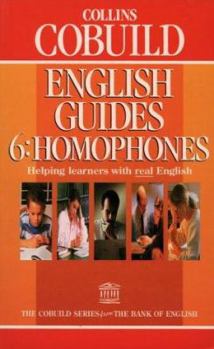 Paperback Collins Cobuild English Guide: Homophones (Collins Cobuild English Guides) Book