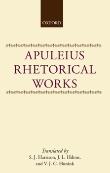 Hardcover Apuleius: Rhetorical Works Book