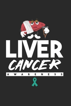 Liver Cancer Notebook: Diary Journal 6x9 inches with 120 Lined Pages