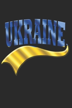 UKRAINE NOTEBOOK: Ukraine Notebook | college book | diary | journal | booklet | memo | composition book | 120 sheets - Dot Grid paper 6x9 inch