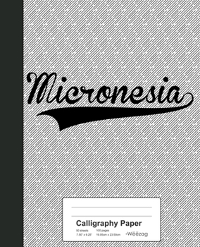 Paperback Calligraphy Paper: MICRONESIA Notebook Book
