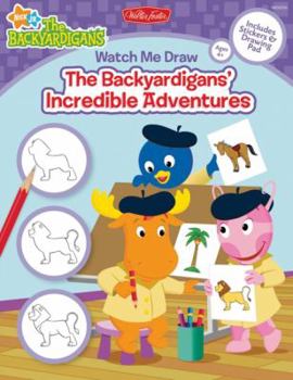 Paperback Watch Me Draw Nick Jr.'s the Backyardigans' Incredible Adventures Book