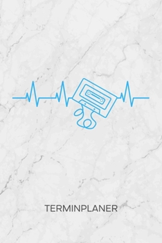 TERMINPLANER: Vintage Liebhaber Kalender Vergangenheit Terminkalender - Kassette Wochenplaner Ich liebe Retro Wochenplanung Party Taschenkalender Songs To-Do Liste Termine (German Edition)