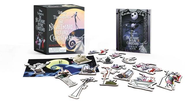 Paperback Disney Tim Burton's the Nightmare Before Christmas Magnet Set Book