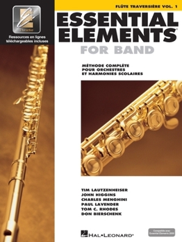 Paperback Essential Elements for Band Avec Eei Vol. 1 - Flute Traversiere Book/Online Media Book