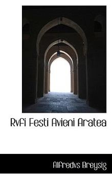 Paperback Rvfi Festi Avieni Aratea Book