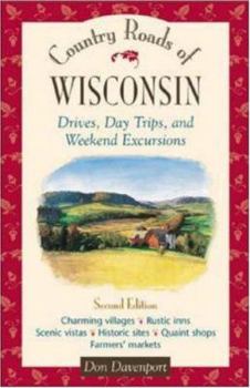 Paperback Country Roads of Wisconsin Book