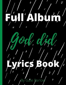 Paperback God did: Full album lyrics book