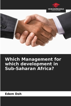 Paperback Which Management for which development in Sub-Saharan Africa? Book