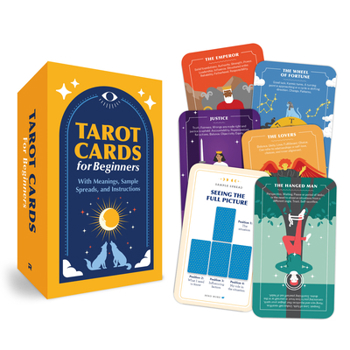 Misc. Tarot Cards for Beginners: Larger Size--With Meanings, Sample Spreads, and Instructions Book