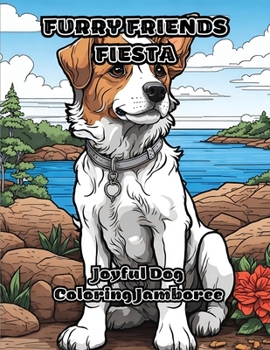 Paperback Furry Friends Fiesta: Joyful Dog Coloring Jamboree Book