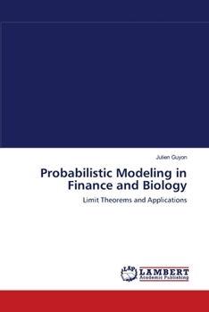 Paperback Probabilistic Modeling in Finance and Biology Book