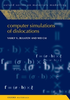 Paperback Computer Simulations of Dislocations Book