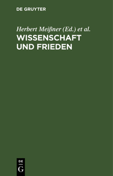 Hardcover Wissenschaft Und Frieden [German] Book
