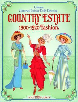 Hardcover Historical Sticker Dolly Dressing Country Estate Book