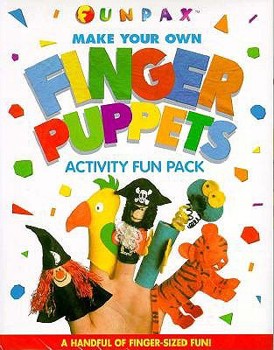 Paperback Finger Puppets: Activity Fun Pack [With Instruction Book and Felt to Make Finger Puppets] Book