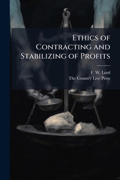 Paperback Ethics of Contracting and Stabilizing of Profits Book
