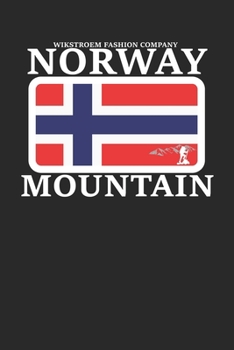 Paperback Wikstroem - Notes: Norway Mountain Banner Hiking - Notebook 6x9 dot grid Book