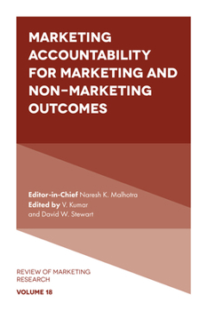 Hardcover Marketing Accountability for Marketing and Non-Marketing Outcomes Book