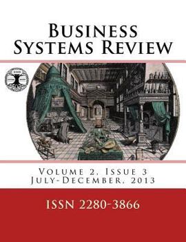 Paperback Business Systems Review - ISSN 2280-3866: Volume 2 - Issue 3 Book