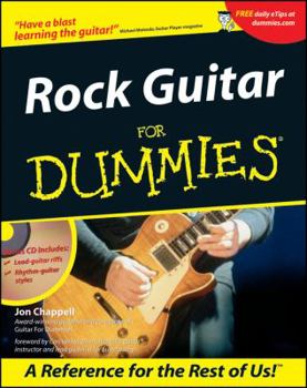 Paperback Rock Guitar for Dummies [With CD-ROM] Book