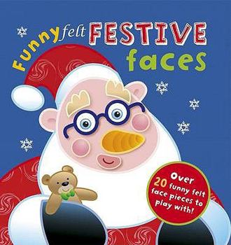 Hardcover Funny Felt Festive Faces. Hannah Wilson Book