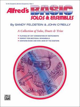 Paperback Alfred's Basic Solos and Ensembles Book 1 Alto Saxophone Baritone Saxophone Book