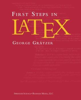 Paperback First Steps in Latex Book